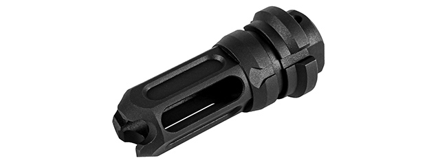 G&G S-Series Steel Flash Hider Type 9 14mm CCW - (Black)