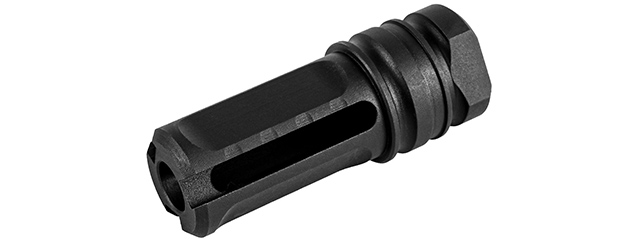 G&G S-Series Steel Flash Hider Type 12 14mm CCW - (Black)