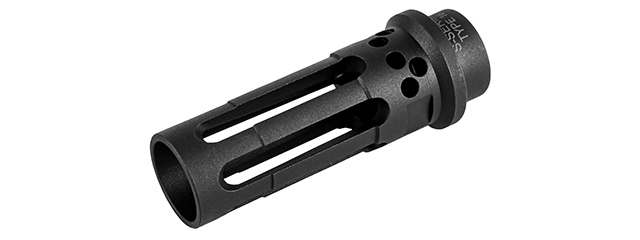 G&G S-Series Steel Flash Hider Type 16 14mm CCW - (Black)