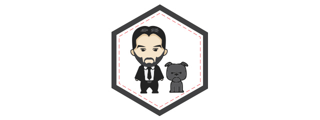 John Wick Companion PVC Patch