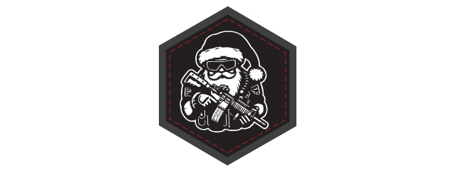 Armed Santa PVC Patch