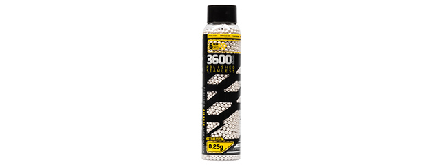 HK Army HOSTILE Precision 3600 Count .25G BB's - (White)