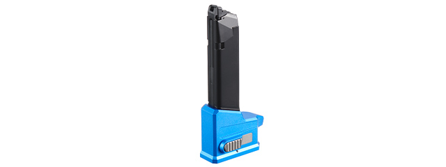 Lancer Tactical HPA AEG M4 Magazine Adaptor For AAP01 Airsoft Pistols - (Blue)