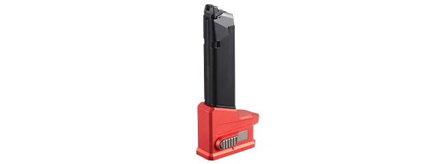 Lancer Tactical HPA AEG M4 Magazine Adaptor For AAP01 Airsoft Pistols - (Red)