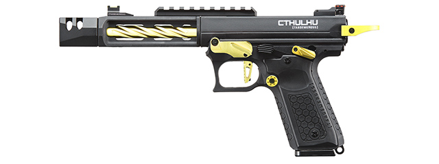 Lancer Tactical x Tandemkross CTHULHU Gas Blow Back Pistol - (Black/Gold)