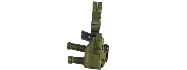 NcStar VISM Universal Drop Leg Holster - (Green)