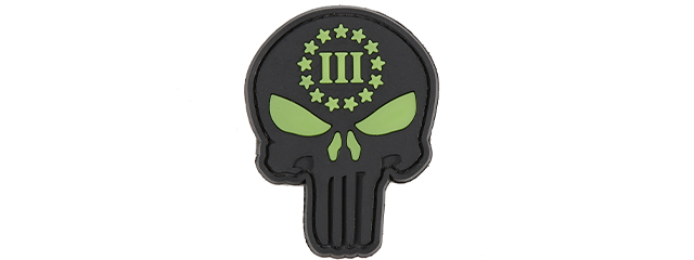 Three Percenter Glow Punisher PVC Patch