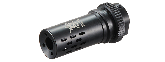 PTS Syndicate Airsoft Battlecomp 51.0 Flash Hider - 14mm CCW - BLACK