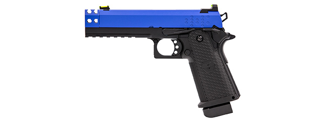 Raven Hi-Capa HEX-Comp Dual Tone Pistol - (Black/Blue)