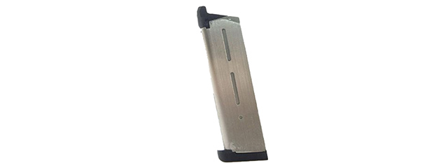 Tokyo Marui 1911 MEU 28 Round Airsoft Green Gas Magazine - (Silver)