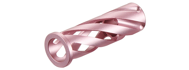 Dr. Black Aluminum Recoil Spring Guide Rod Plug for Long 5.1 TM Hi-CAPA GBB Pistols - (Pink)