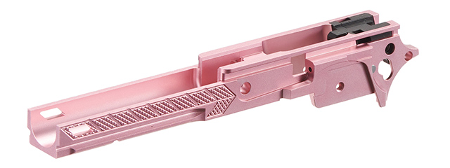 Dr. Black CNC Aluminum Frame Style 07 For TM Hi-CAPA 4.3 GBB Pistols - (Pink)