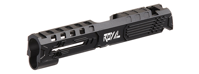 Dr. Black Royal Aluminum Slide for TM Hi-CAPA 4.3 GBB Pistols - (Black)