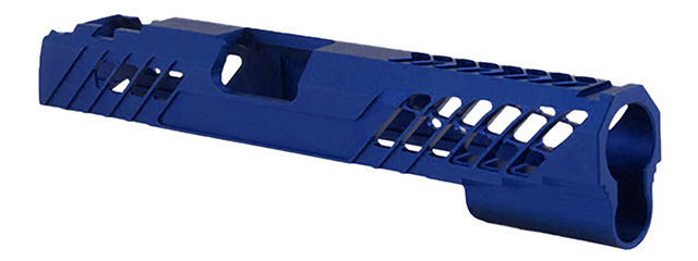 Dr. Black Aluminum Slide Type 777 for TM Hi-CAPA 5.1 GBB Pistols - (Blue)