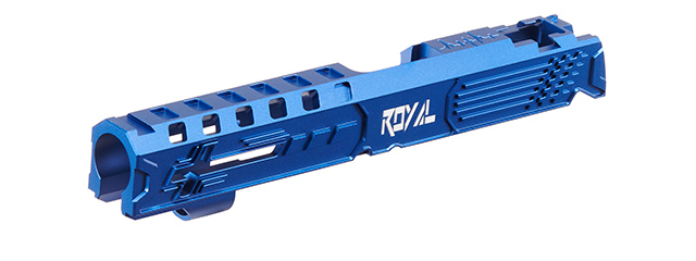 Dr. Black Royal Aluminum Slide for TM Hi-CAPA 5.1 GBB Pistols - (Blue)