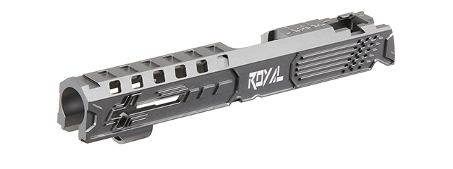 Dr. Black Royal Aluminum Slide for TM Hi-CAPA 5.1 GBB Pistols - (Gray)