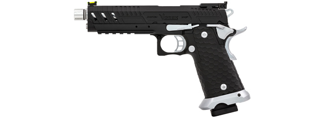 Vorsk Hi-Capa CS Vengeance 5.1 GBB Pistol - (Black/Silver)