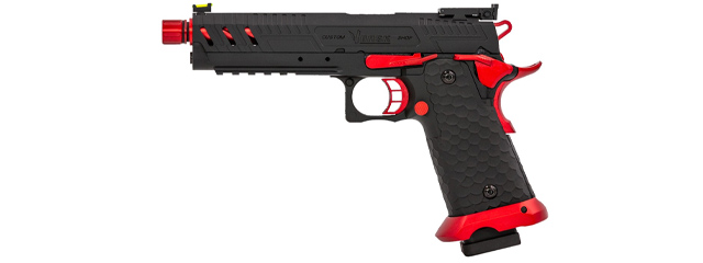 Vorsk Hi-Capa CS Vengeance 5.1 GBB Pistol - (Black/Red)