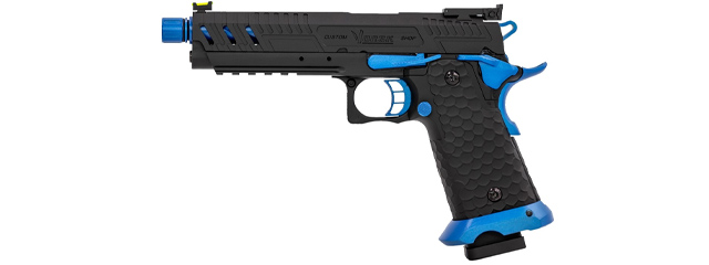 Vorsk Hi-Capa CS Vengeance 5.1 GBB Pistol - (Black/Blue)