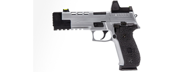 Vorsk Hi-Capa VP26X GBB Pistol w/ Red Dot Sight - (Silver)