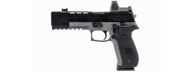 Vorsk Hi-Capa VP26X GBB Pistol w/ Red Dot Sight - (Black/Gray)