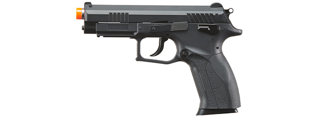 Win Gun K100 Airsoft CO2 Non Blowback Pistol with Metal Slide - (Black)