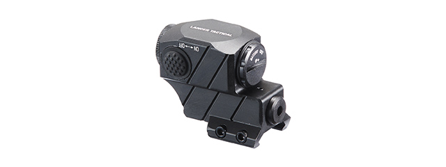 Lancer Tactical Picatinny Double Button Green Laser - (Black)