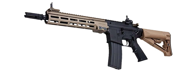 Tokyo Marui URGI MK16 MWS 11.5" SOPMOD Block 3 GBB Airsoft Rifle - (Tan/Black)