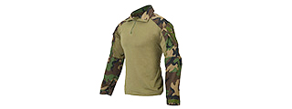 AC-239MD COMBAT UNIFORM BDU SHIRT (WOODLAND CAMO) SIZE: MEDIUM