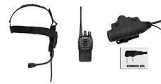 ZBOWMAN ELITE II HEADSET + Z115KEN PTT + WALKIE TALKIE SET (FG)