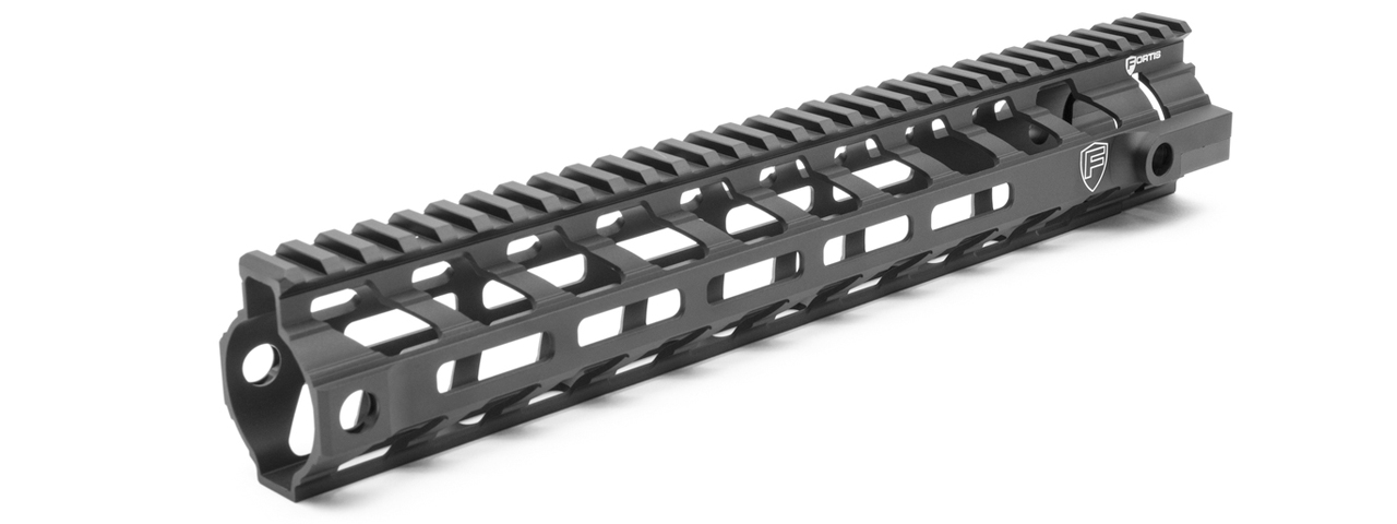 PTS Fortis Rev II 12" M-LOK Free Float Rail System (Color: Black)