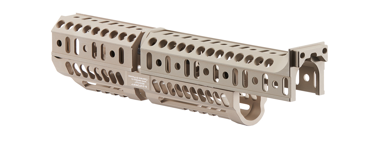 Atlas Custom Works Sport 1 Modular Handguard Kit for AK74 and AK105 Series Airsoft Rifles (Color: Tan)