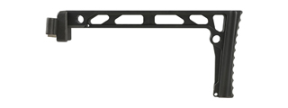 Atlas Custom Works SS-8 Style Folding Stock for Ak Series Airsoft Rifles (Color: Black)