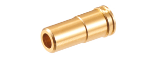 Lancer Tactical 19.7mm CNC Machined Aluminum Air Nozzle for Airsoft AEGs (Color: Gold)