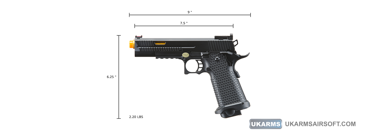 Golden Eagle 3331 Hi-Capa Pistol w/ Vented Slide