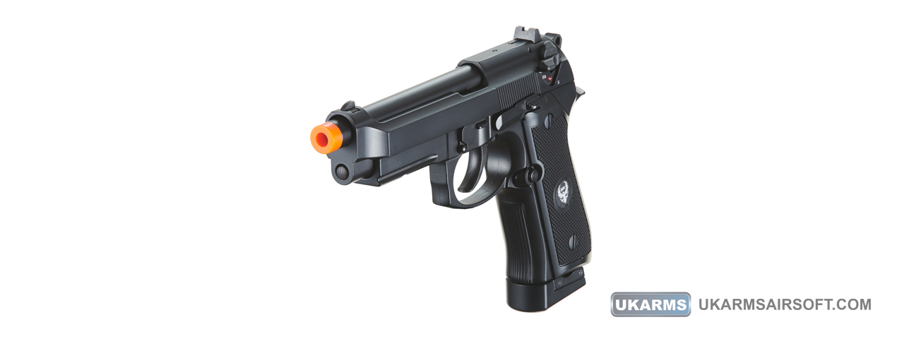 HFC Metal Full-Automatic M9 Co2 Gas Blowback Airsoft Pistol (Color: Black)