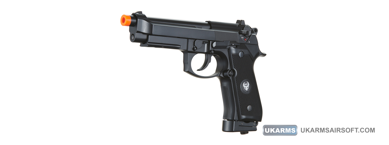 HFC Metal Full-Automatic M9 Co2 Gas Blowback Airsoft Pistol (Color: Black)