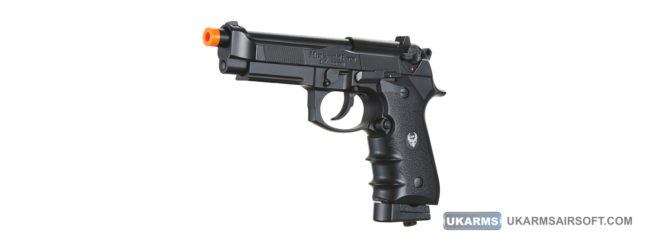 HFC Metal M190 Co2 Gas Blowback Airsoft Pistol with Compensator (Color: Black)