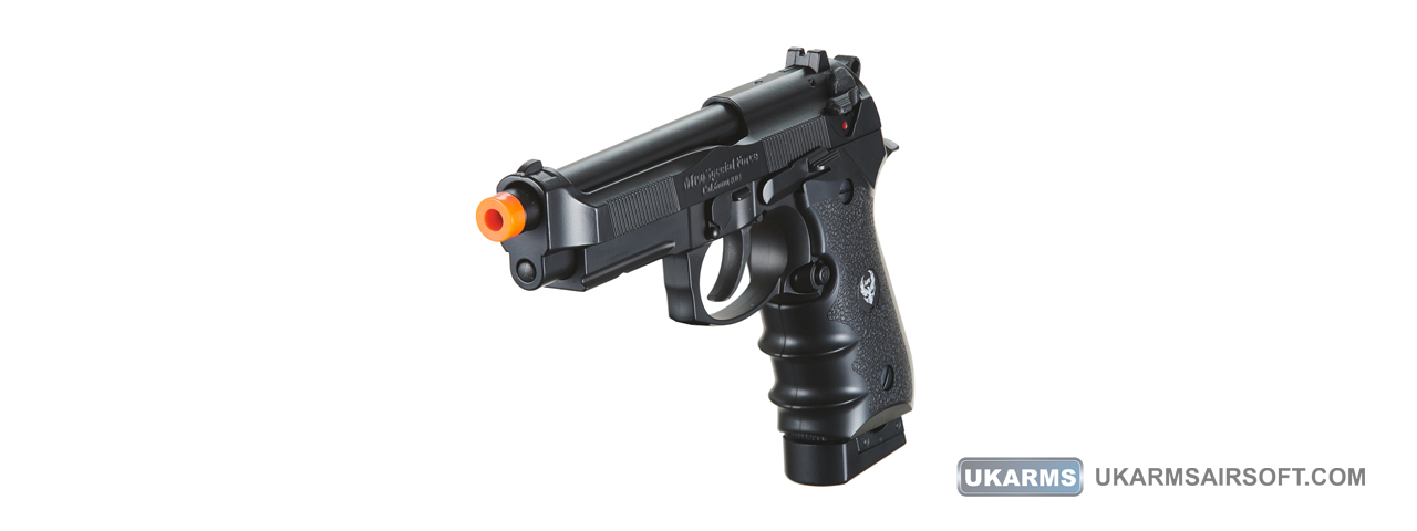 HFC Metal M190 Co2 Gas Blowback Airsoft Pistol with Compensator (Color: Black)