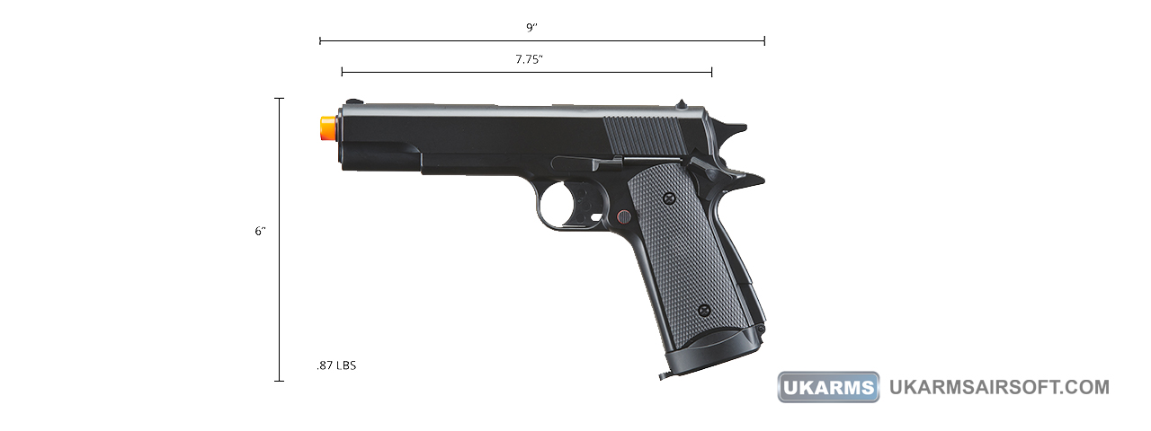 HGC-312B Co2 Pistol (Color: Black)