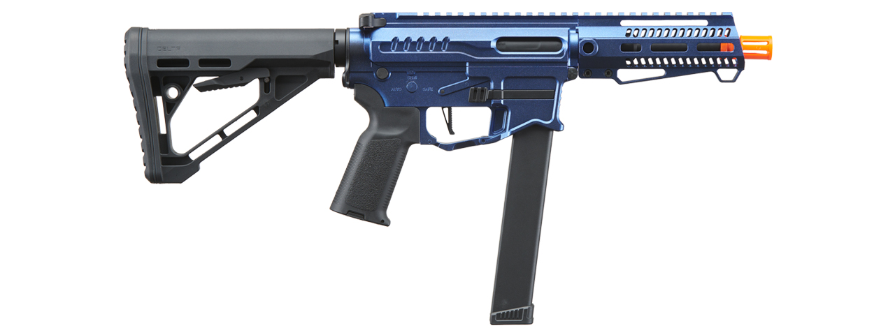 Zion Arms R&D Precision Licensed PW9 Mod 1 Airsoft Rifle with Delta Stock (Cerakote Color: Cobalt Blue)