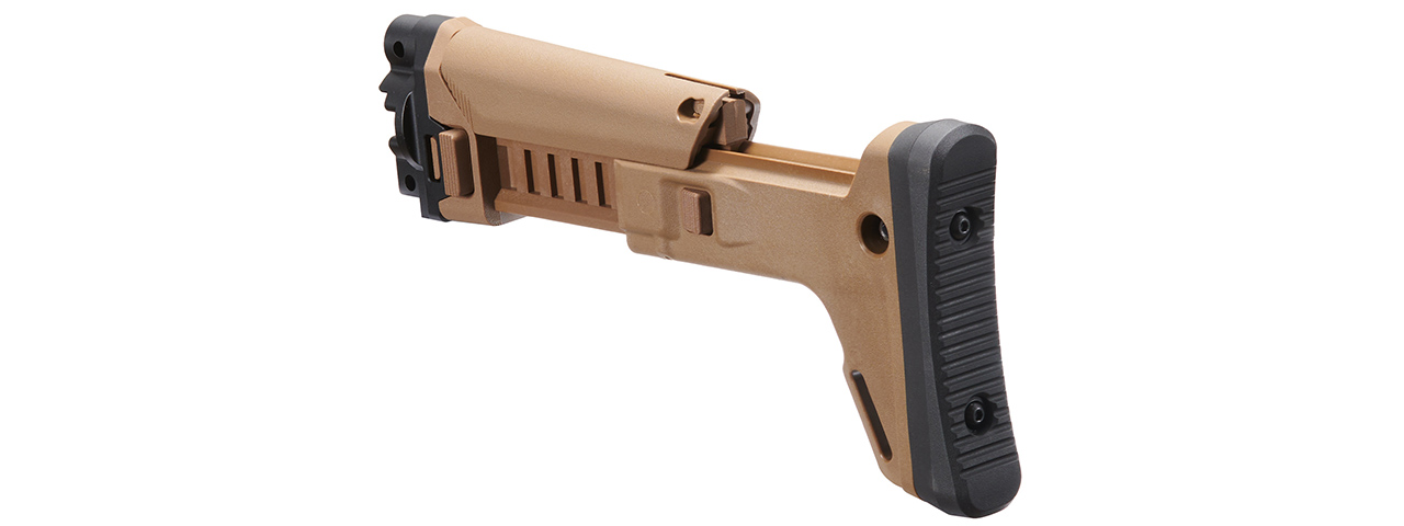 Atlas Custom Works ACR Style Retractable Stock for VFC MP5K GBB Rifle - (Tan)