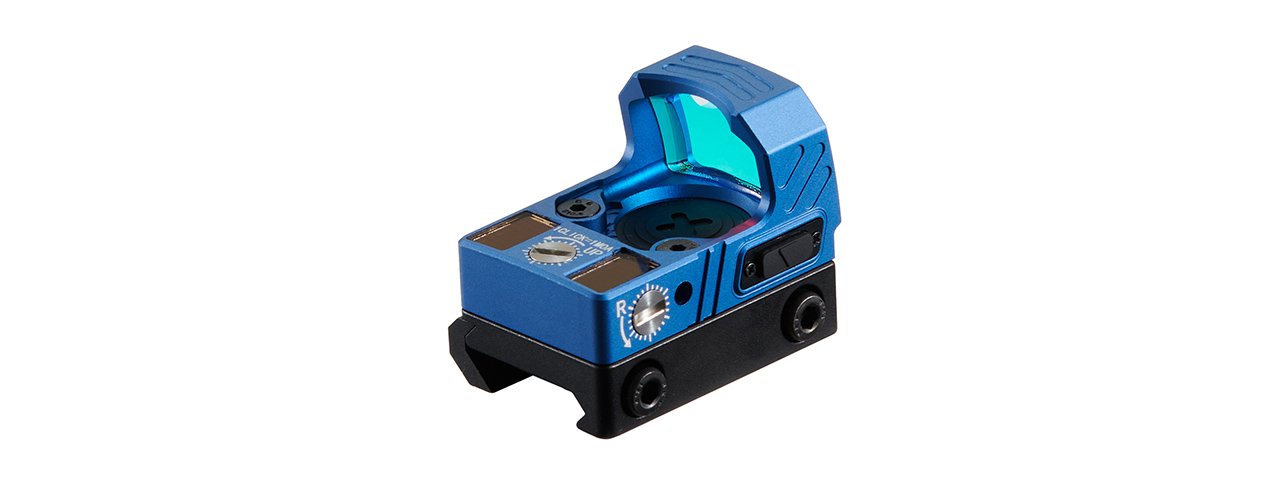 Atlas Custom Works XR5 Solar Powered Mini Red Dot Sight - (Blue)