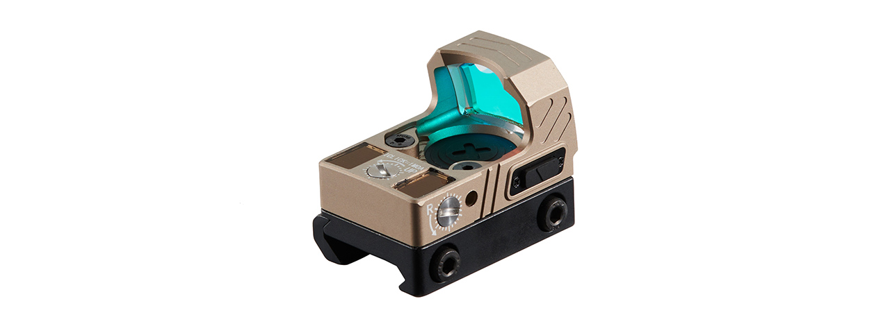 Atlas Custom Works XR5 Solar Powered Mini Red Dot Sight - (Dark Earth)