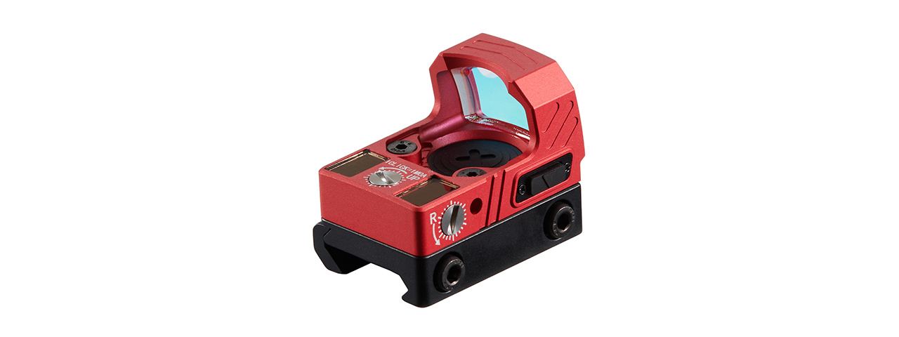 Atlas Custom Works XR5 Solar Powered Mini Red Dot Sight - (Red)