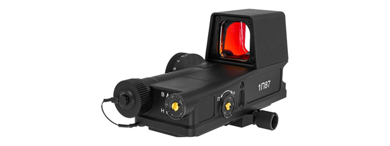 Atlas Custom Works 1P87 Red Dot Sight with Military Reticle - (Black)