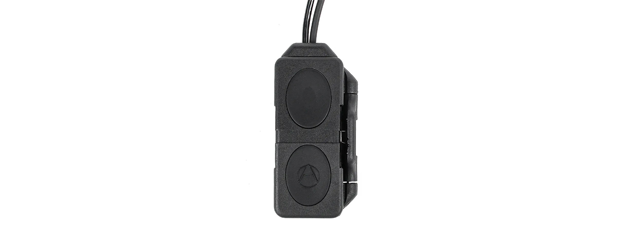 Atlas Custom Works Dual Remote Control Tactical PEQ Flashlight Switch - (Black)