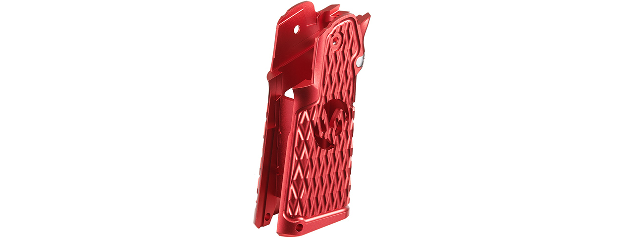 Atlas Custom Works CNC Aluminum Type 6 Grip for TM Marui Hi-Capa GBB Airsoft Pistols - (Red)