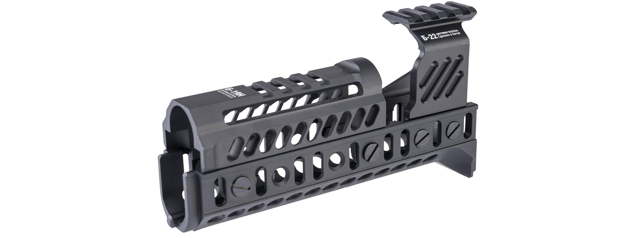 Arcturus ZTAC Complete Tactical 9.5" Handguard Set For PP-19-0-1 Airsoft AEG SMGs - (Black)