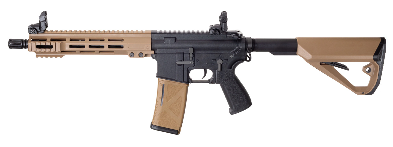 Arcturus Tactical LWT MK-I CQB 10" AEG Sport Rifle Starter Pack - (Black/Tan)